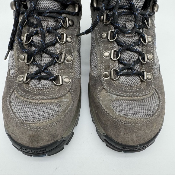 Columbia Hilltop Ridge Gray Lace Up Hiking Boot Size 7 - Picture 4 of 13
